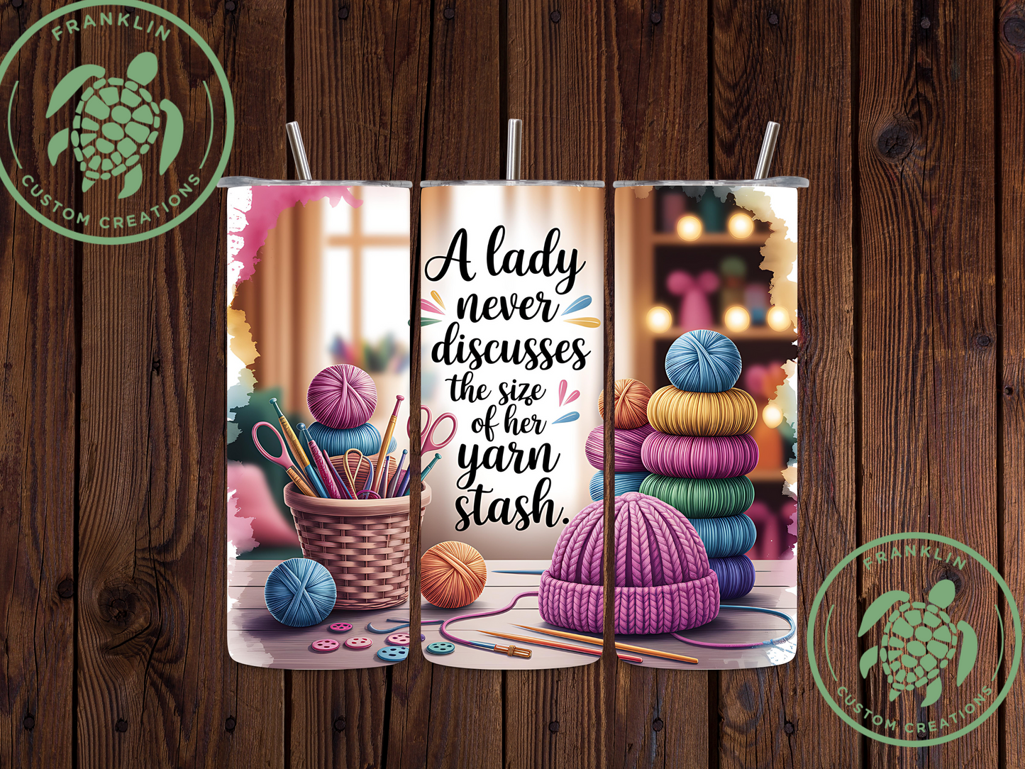 Yarn Stash tumbler