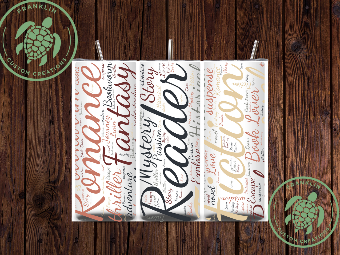 Reader Word Cloud Tumbler