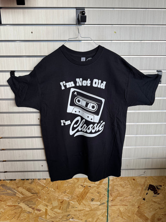 "I'm Not Old, I'm Classic" Cassette Tape T Shirt