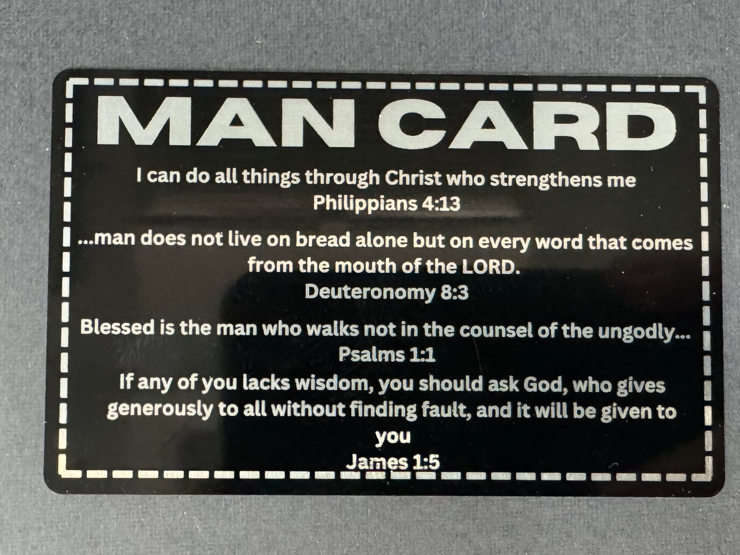 Official Man Card