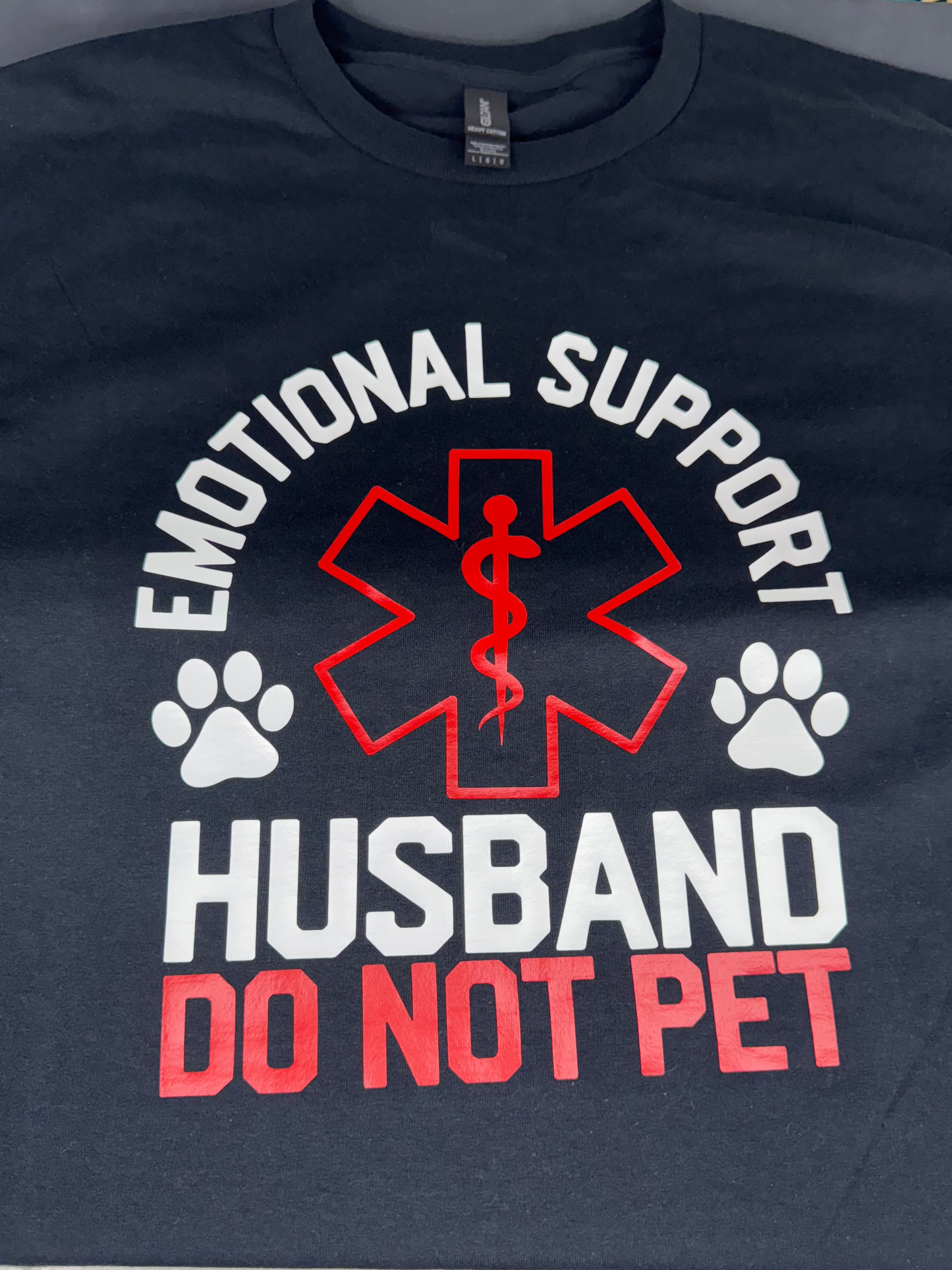 Emotional Support Husband T Shirt