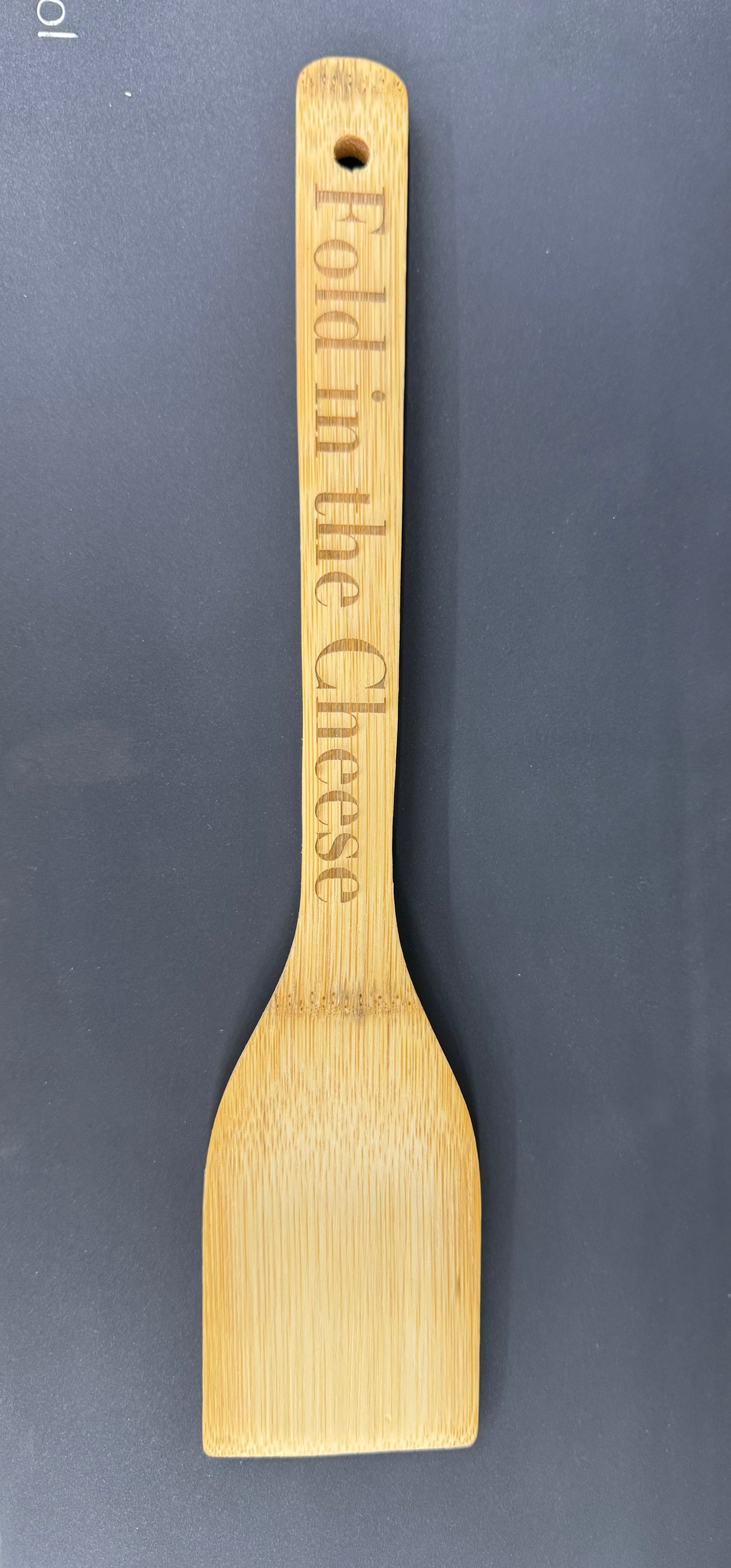 Fold in the Cheese Bamboo Spoon