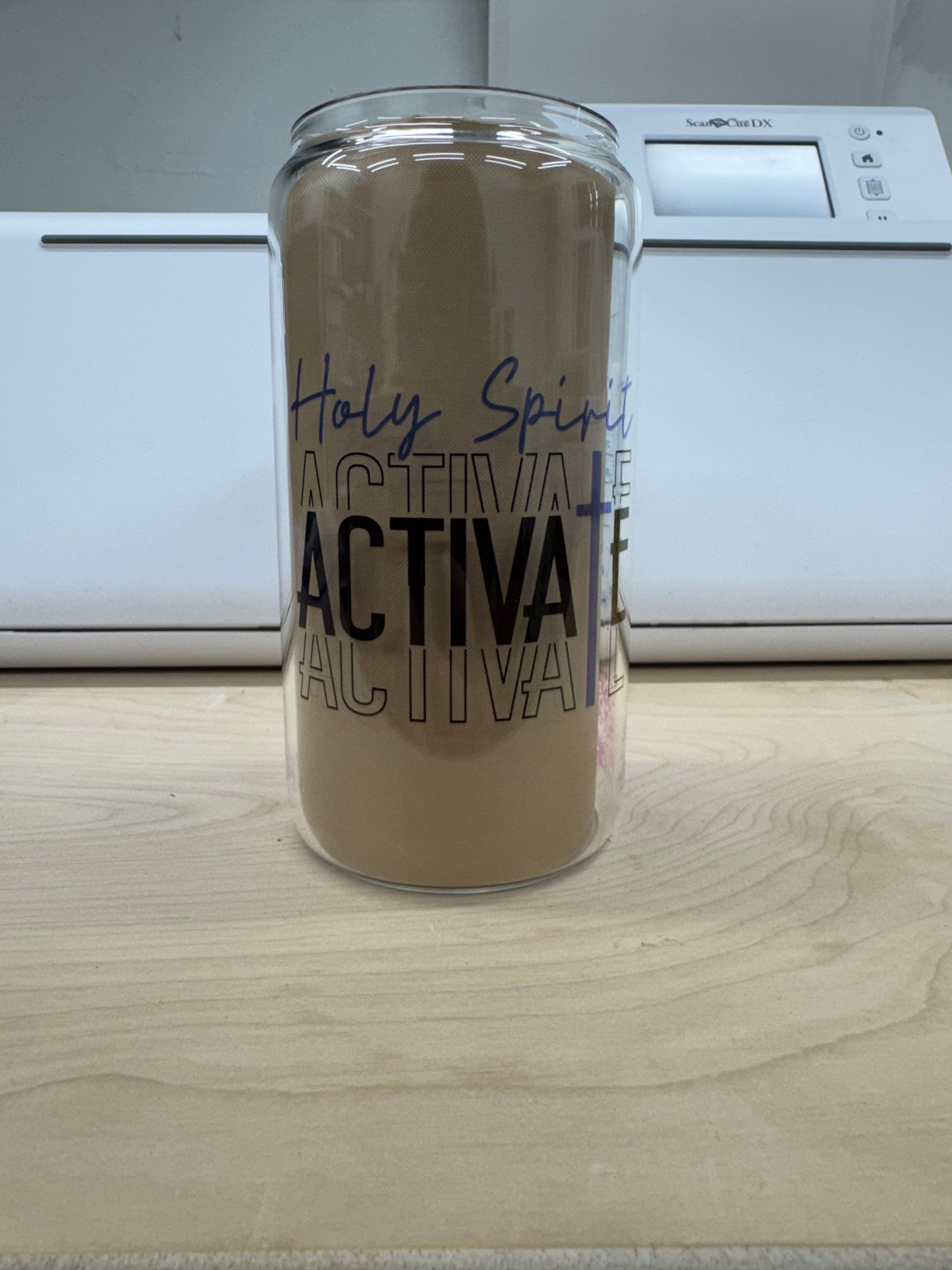 Holy Spirit Activate Glass Can