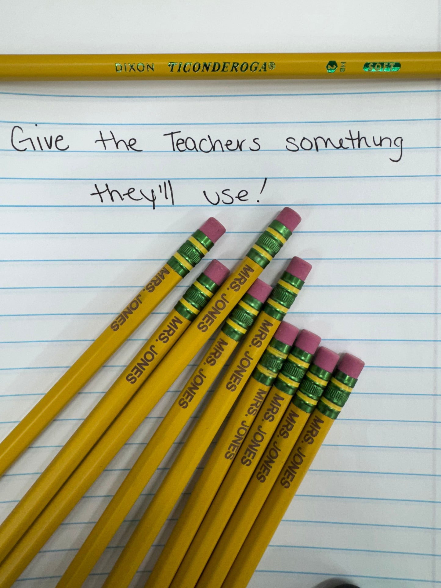 Personalized Ticonderoga #2 Pencils