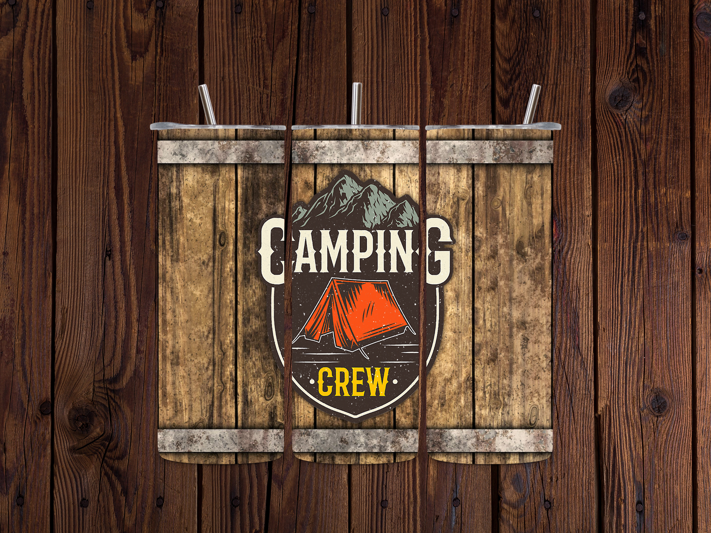 Camping Crew tumbler