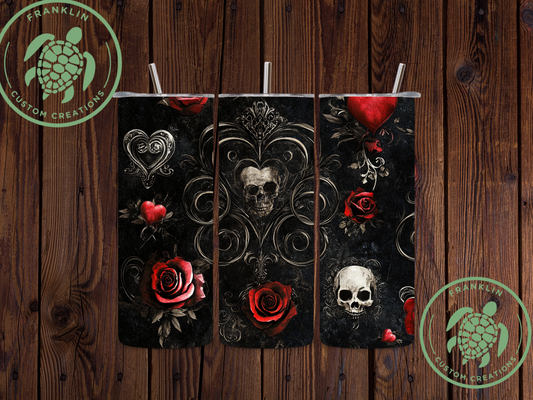 Gothic Valentine's Day 20 oz Tumbler