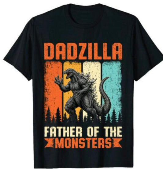 Dadzilla Father's Day T Shirt