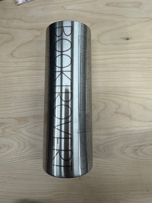 Laser Engraved Booktrovert 20 oz Tumbler