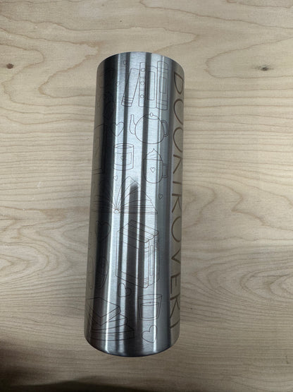 Laser Engraved Booktrovert 20 oz Tumbler