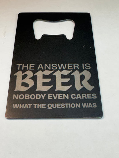Wallet Bottle Openers