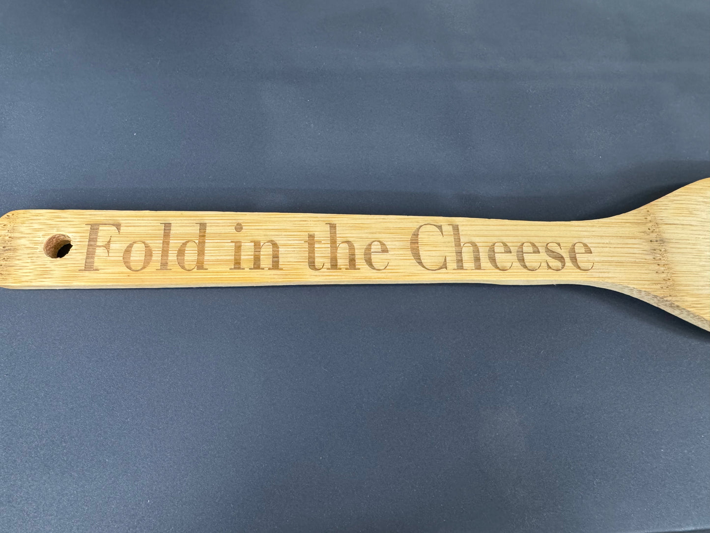 Fold in the Cheese Bamboo Spoon