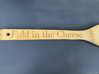 Fold in the Cheese Bamboo Spoon
