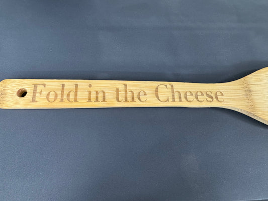 Fold in the Cheese Bamboo Spoon
