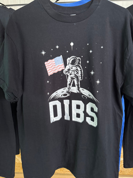 "DIBS" Moon Landing T Shirt