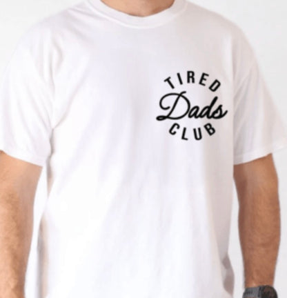 Tired Dad's Club Car Track Father's Day T Shirt